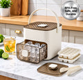 48-Grid One-Touch Ice Cube Maker